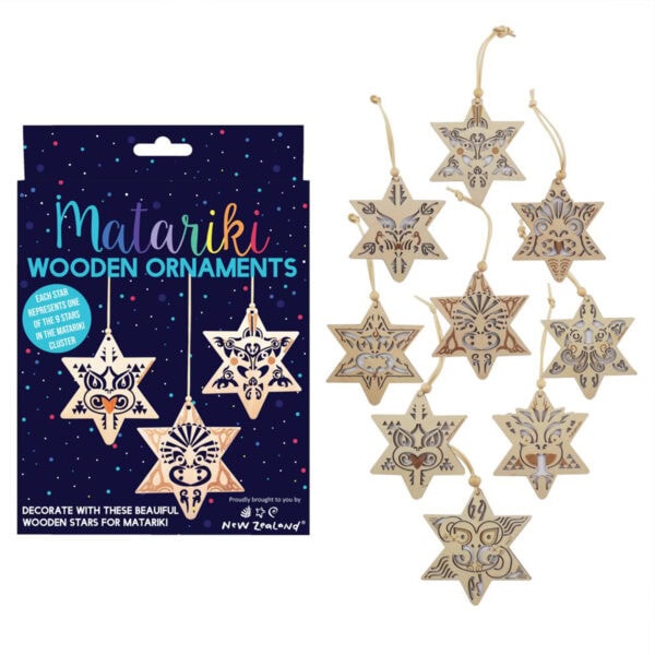 Matariki Hanging Star Ornaments