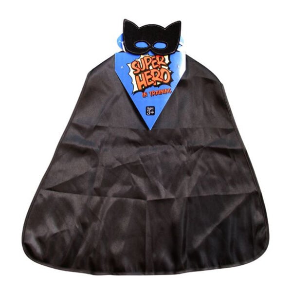 Superhero cape and mask set