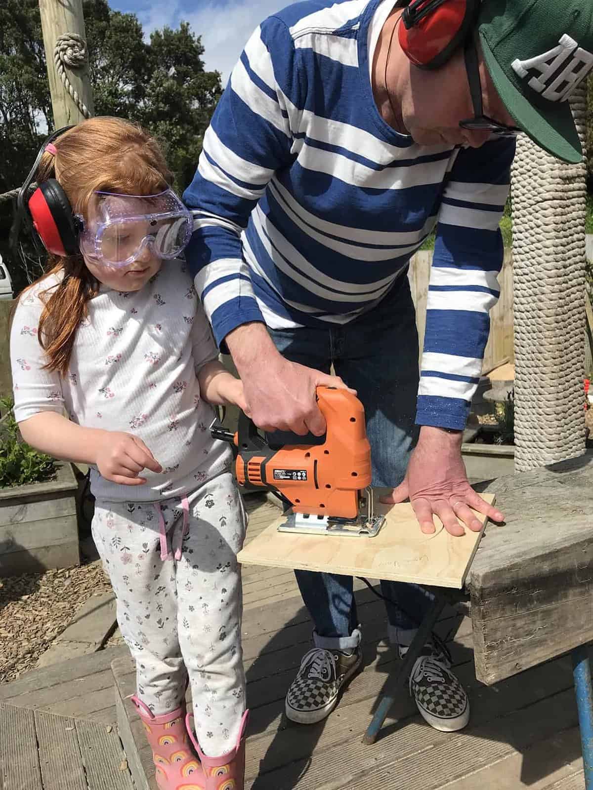 Woodworking with children
