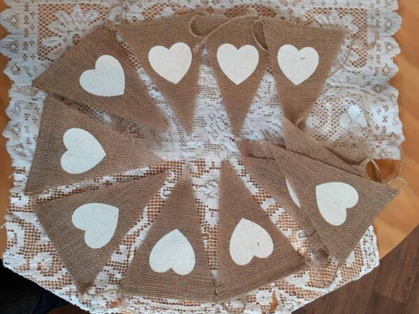 Heart Bunting Flags