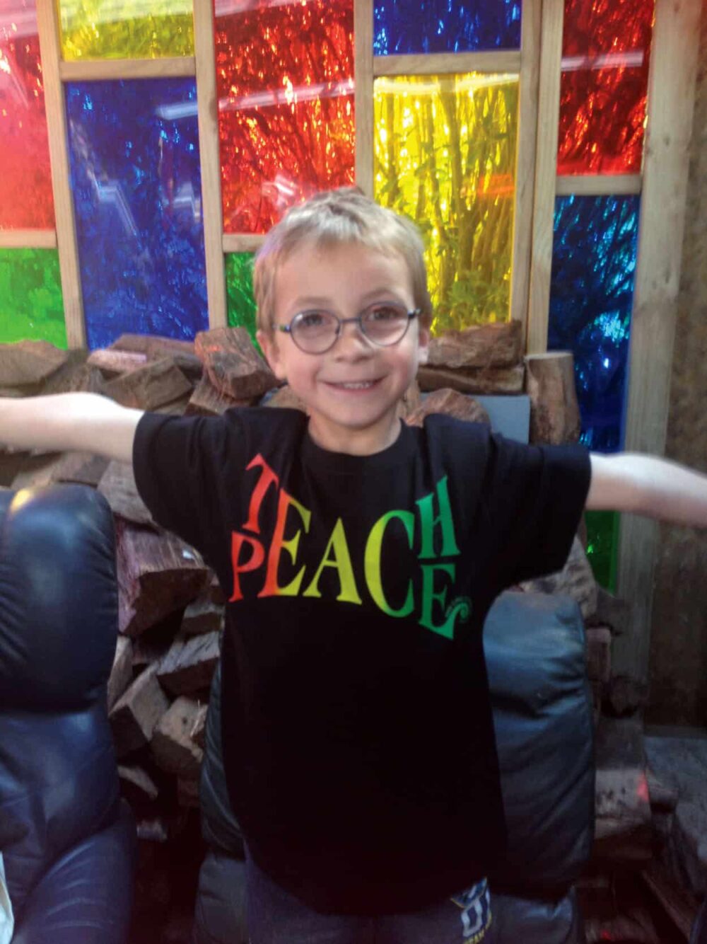 Teach Peace childrens tshirt