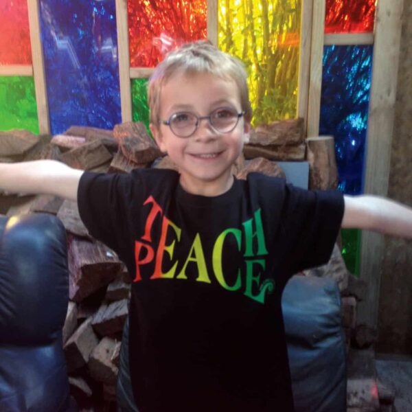 Teach Peace childrens tshirt