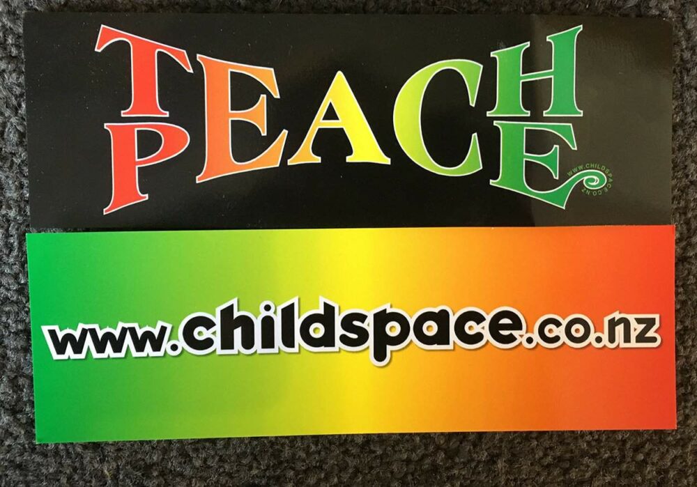 Teach Peace Bookmark