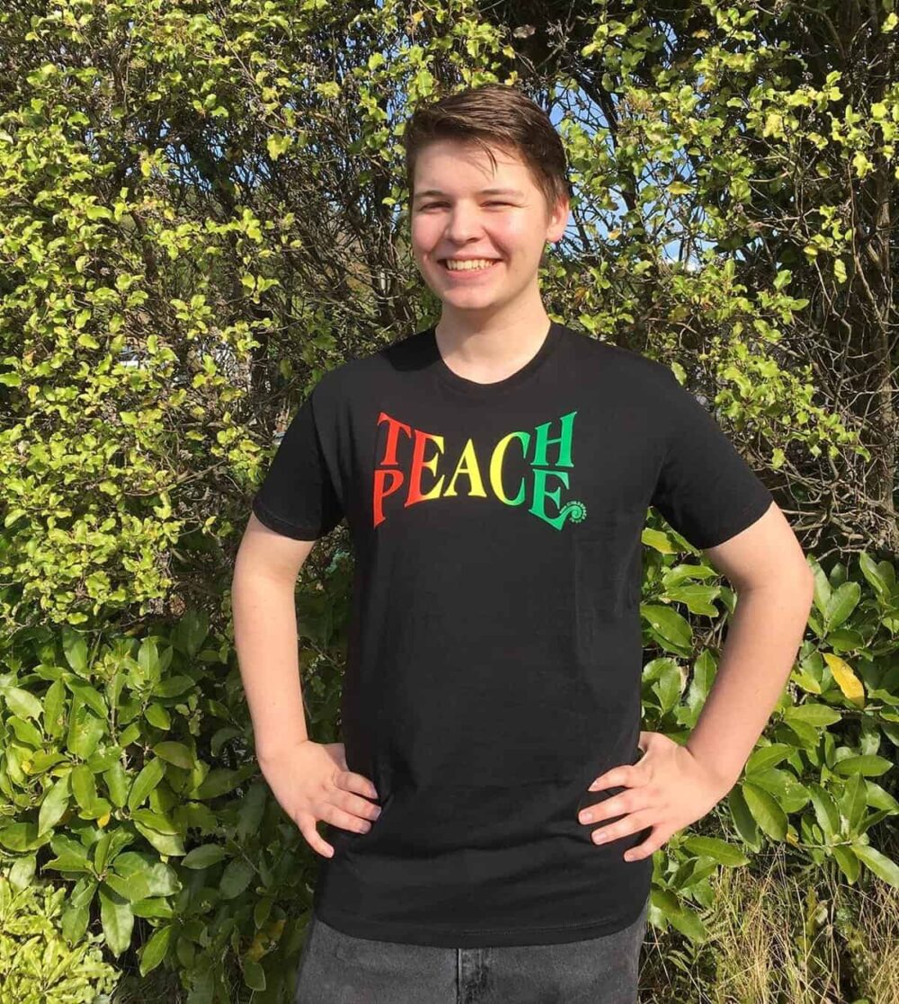 Teach Peace Men's t-shirt