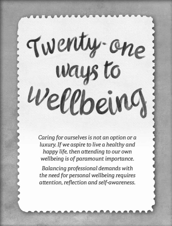 21 ways to wellbeing
